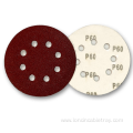 Sanding disc with hook and loop backing pad